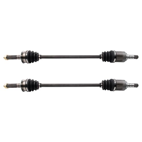 Image of TRQ Rear Driver Side and Passenger Side CV Axle Assembly Set 2 Piece Compatible with 2015-2019 Subaru Legacy 2.5i 2.5i Limited 2.5i Premium 2.5i Sport