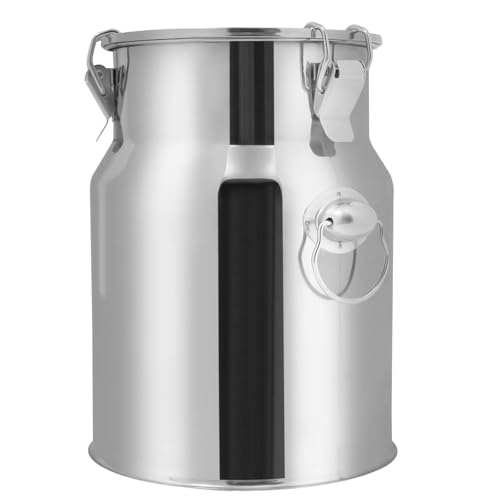 Contenedor líquido de acero inoxidable, a prueba de fugas, ideal para transporte doméstico y agrícola 5 n Capaci seguro para agua, aceites y productos químicos