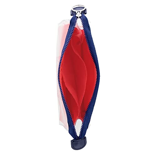 Image of SUN-STAR Jujutsu Kaisen, Gusset Clear Pouch mitte Large Capacity, for Pencil Case and Cosmetic Pouch, W7.5 x H3.9 x D2.4inch (19 x 10 x 6cm)