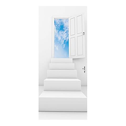 HERCHR Pegatinas de Puerta de PVC para decoración del hogar Cover