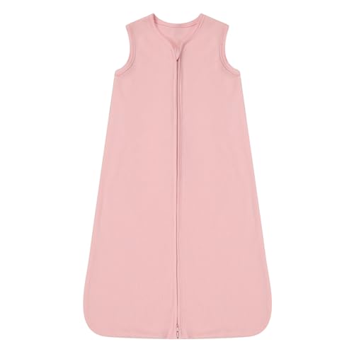 Image of DaysU Cotton Baby Sleep Sack, Baby Sleeping Bag with Two-Way Zipper, 0.5 TOG Wearable Blanket for Newborn Baby Boys and Girls