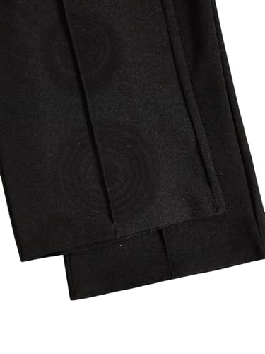 Women's Plus Size Pants Wide Leg High Elastic Waist Loose Fit Elegant Dress Pants4