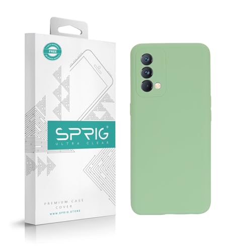 Image of SPRIG Compatible with Realme Gt Master Edition Premium SilkTone Back Cover Drop Tested Shock Proof Mobile Case for Men, Women, Boys and Girls with Camera Protection (Mint Green)