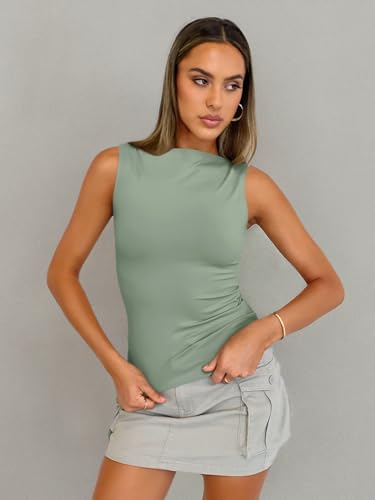 Image of Trendy Queen Women's Printed Straight Polyester Mandarin Collar Top (SD814 T)