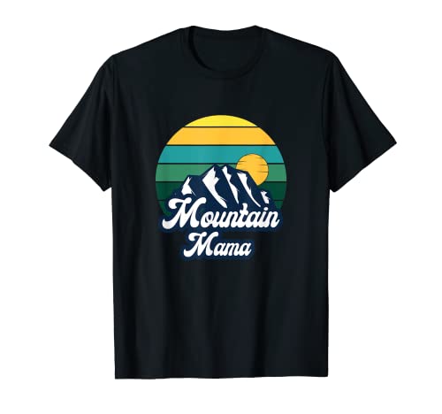 Mountain Mama Camping al aire libre naturaleza Camper senderismo Camping Camiseta