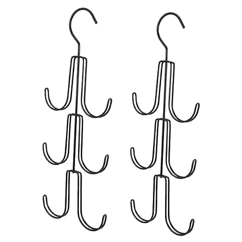 FONDOTIN Handbag Storage Rack 2pcs Metal Bag Organizer Easy to Use Purse Hanger for Home