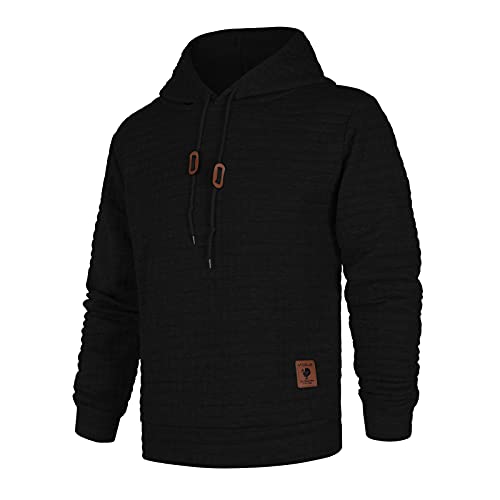 Ymosrh Mens Hoodies Pullover Men's Winter Casual Hoodie Warm Long Sleeves Sweatshirt Coat Jacket Sweater Hoodies2