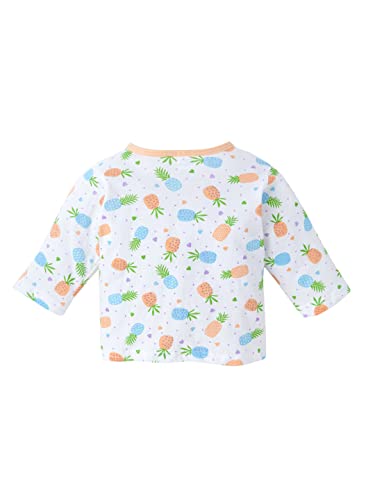 Image of babywish Baby Boys and Baby Girl Clothing Set 100% Cotton Full Sleeve Jhabla T-Shirt Trouser Pajama Newbrn Kids Clothes Set