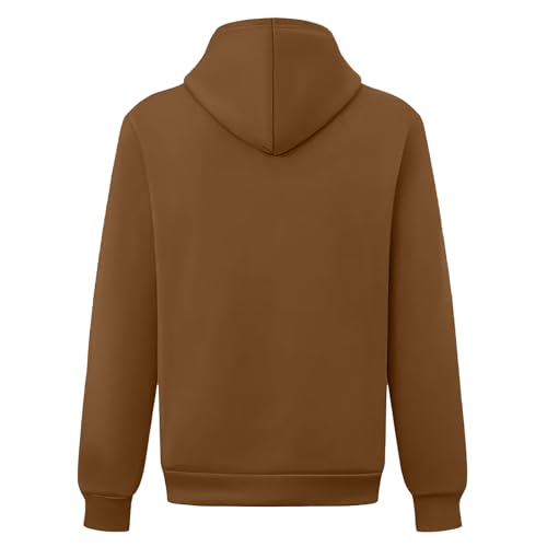 Men Hooded Sweatshirt Casual Long Sleeve Hoodies Pullover Fashion Drawstring Hoodie Workout Hiking with Pocket ﻿2