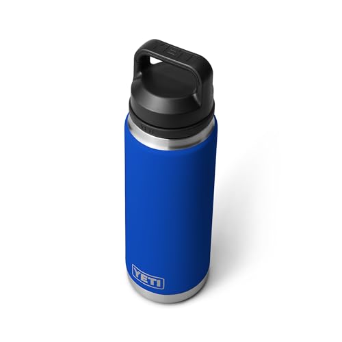 Image of YETI Rambler 26 oz Bottle, Leakproof, Vacuum Insulated, Stainless Steel with Chug Cap, Royal Blue