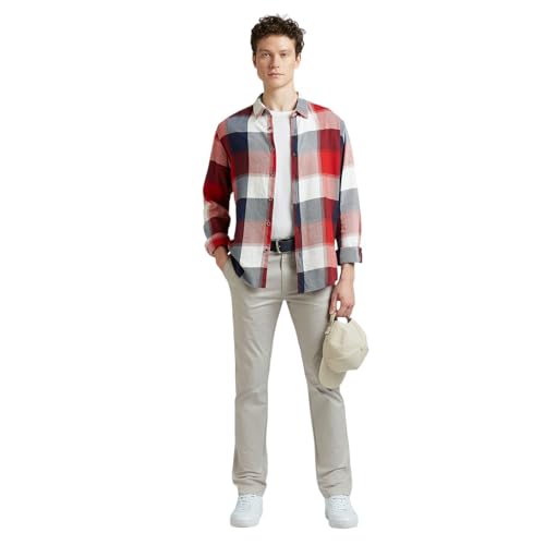 Image of Pepe Jeans Men's Regular Fit Full Sleeve Checkered Cotton Casual Shirt | Check Shirt for Man | Smart & Stylish | Multiple Styles | Mens Casual Shirts