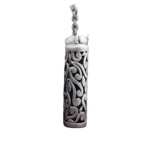 Collier argent S925 femmes motif creux gravure créative pendentif classique élégant