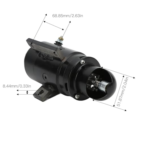 Démarreur hors-bord 688-81800-12 compatible Yamaha 2T 75hp 80hp 9T