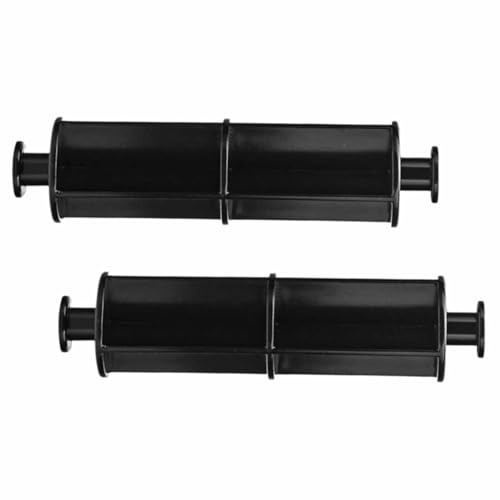 KiBcsLic 2Pcs Toilet Paper Holder Roller Replacement Hardware Toilet Paper Dispenser Bathroom Practical Easy to Install Spring Rod