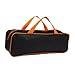 Aymzbd Grill Utensil Storage Bag Grill Bag Multifunctional Lightweight Grill Accessory Storage Bag for BBQ Outdoor Activities Beach, S Orange Black