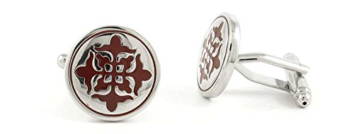 1 par de mancuernas clásicas rojas redondas para hombre miniatura 1
