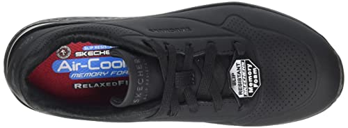 Image of Skechers Women's 108021ec Blk Trainers, Black Synthetic, 2.5 UK