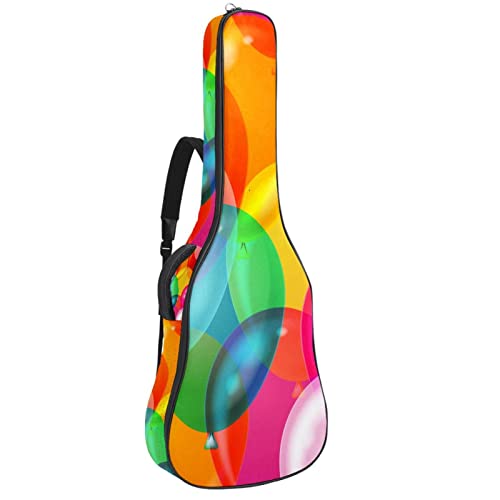 Housse étanche pour guitare acoustique avec double bandoulière et poche Motif ciel Violet, Multicolore 08, 42.9×16.9×4.7… - Les Beatles, Paul McCartney, John Lennon, RIngo Starr, George Harrison Housse étanche pour guitare acoustique avec double bandoulière et poche Motif ciel Violet, Multicolore 08, 42.9x16.9x4.7…