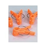 David's Garden Seeds Tomato Plant Grafting Clip Spring Loaded 1/8 to 1/4" Diameter (Orange) 25 Clips