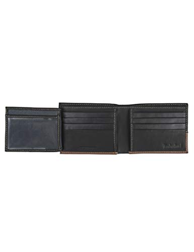 Timberland Men's Leather Passcase Trifold Wallet Hybrid4