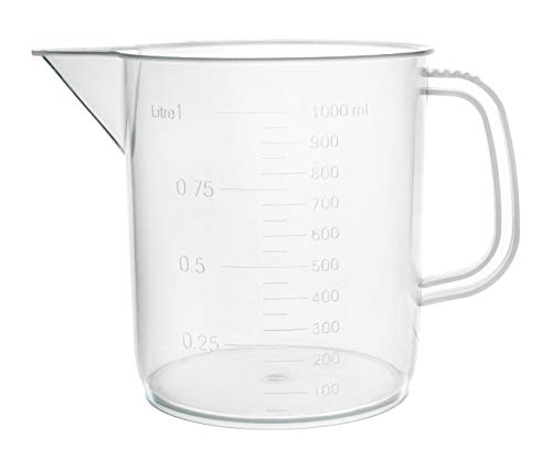 Gobelet en polypropylène robuste de 50 ml avec poignée graduée