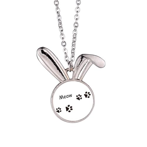 Collier lapin empreinte noire pour sublimer vos tenues d'été