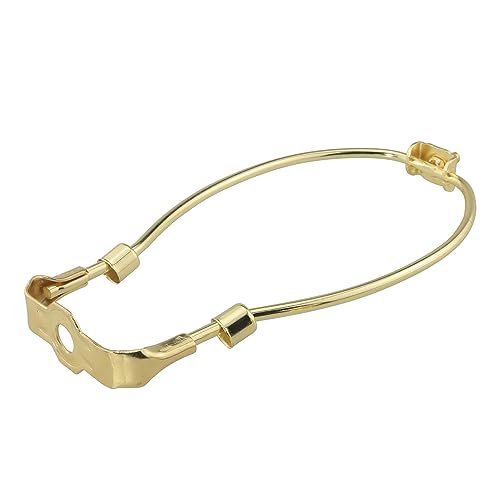 Image of 8inch Lamp Harp Holder Lamp Harp Kit Detachable Lamp Shade Bracket Holder DIY Lighting Accessories with with 1-1 /2 Inch Finial Ball Knob Lamp Shade Finial for Table and Floor Lamps
