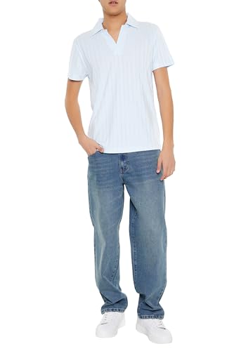 Forever 21 Men's Mid-Rise Straight Jeans