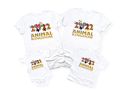 Matching Disneyworld Inspired Family Shirts, Disneyland vacation 2022, Animal Kingdom Family shirts, Kids shirts, Daddy shirt, Mommy Shirt, Animal Kingdom Trip Shirts (Adult Unisex XL, WHITE)