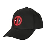 Bioworld Deadpool Classic Mask Adult Baseball Cap