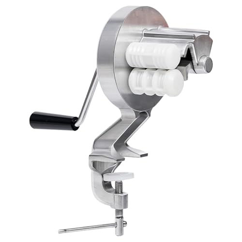 Máquina para Hacer Pasta Casera | Prensa Manual para Macarrones y Cavatelli | Incluye Accesorios para Diferentes Formatos | Fácil Limpieza - Ideal para Cocinas Hogareñas Máquina para Hacer Pasta Casera | Prensa Manual para Macarrones y Cavatelli | Incluye Accesorios para Diferentes Formatos | Fácil Limpieza - Ideal para Cocinas Hogareñas