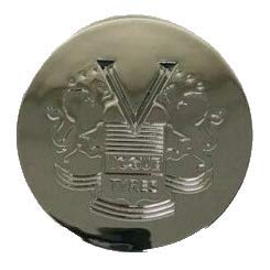 Vogue Tyres Chrome Snap in Wheel Center Cap C009901CAP CV01-VOG Cap