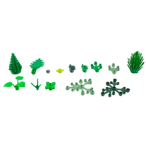 Lego® 50x Pflanzen & Blätter – Sattes Grün für Deine Lego® Welt! Perfekt für Gärten, Wälder & Dschungel