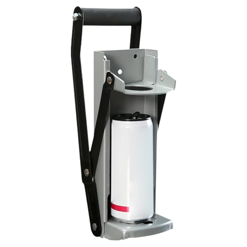 Aplastador De Latas Para Reciclaje - Herramienta De Reciclaje De Metal Con Abridor De Botellas - Aplastador De Latas De Refresco Y Botellas | Para Uso en el Hogar con Cerveza y Utensilios de Basura