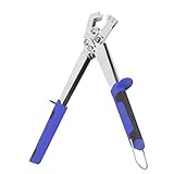 【MATERIAL】 Der Kielzangenstempel besteht aus hochwertigem Stahl mit hoher Härte und Zähigkeit, der leichter und arbeitssparender ist.