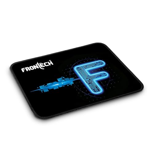 Image of FRONTECH Gaming Mouse Pad | Water Resistant | Anti-Slip Base | Stitched Edges | 232mm x 182mm x 2mm | Red /Black (MSP-0062 Blue)