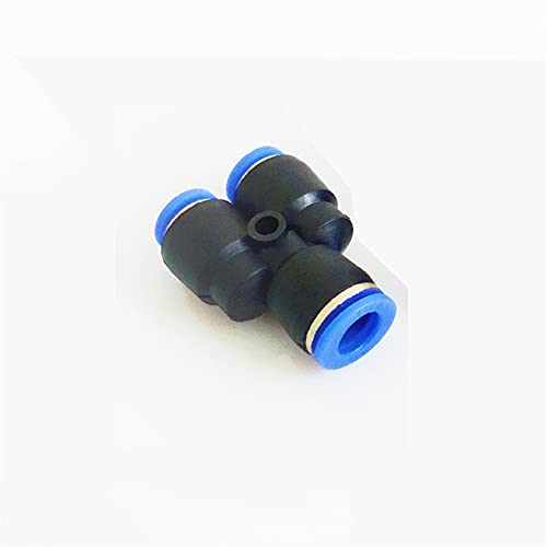 CCH-RUANGUAN, Forma 1pc 3 Way conexión Y Aire neumático de 12 mm 6 mm 8 mm 10 mm 4 mm OD Tubo Manguera de empujar hacia adentro el gas de tuberías de plástico Montaje de Conectores Accesorios rápida Cover