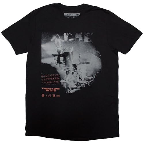 Rock Off officially licensed products Twenty One Pilots Masked Oficial Camiseta para Hombre (X-Large)