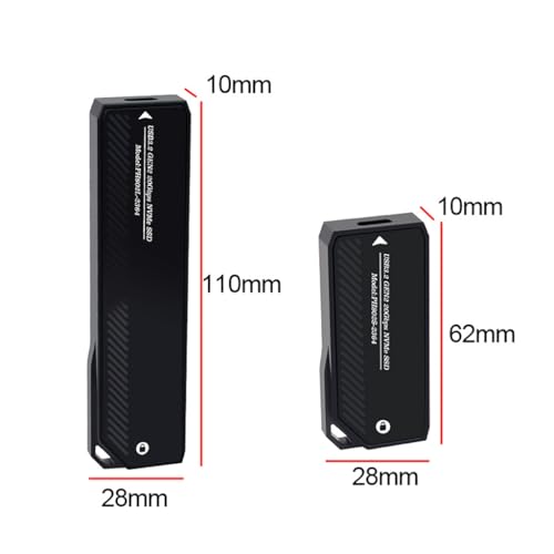 Caja externa para SSD M.2 NVMe 20Gbps USB3.2 GEN2 miniatura 3