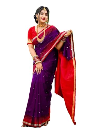 Image of NEW COLLECTION Women's Odisha Handloom Sambalpuri Pata Saree Temple Border Pasapalli Bomkai Buti Boyanika Design Saree Banarasi Soft Papa Silk Simple Ethnic Orissa Sari with Blouse Piece