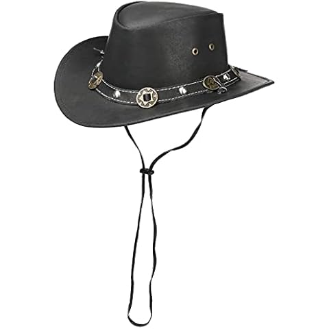 Rugged Earth Concho Hat, various sizes Black black Size:L Cover