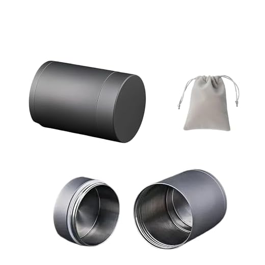 Titanium Sealing Canister for Jewelry and Gear