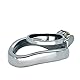 QgLust Edelstahl Chastity Cage Peniskäfig Keuschheitsgürtel Cockringe Klein Keuschheit Keuschheitskäfig Mann Bondage Extrem für Männer Keuschheit Penis Käfig（Kleiner Ring 35 mm, Gebogener Ring 50 mm）