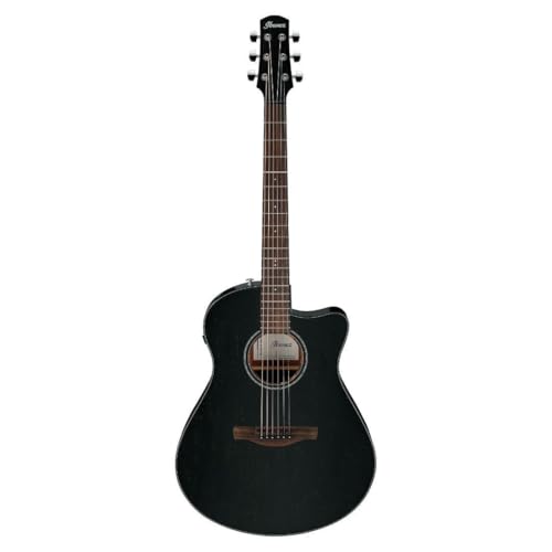 Ibanez AAM340CE Advanced Acoustic Auditorium Acoustic-electric Guitar - Rustic Black