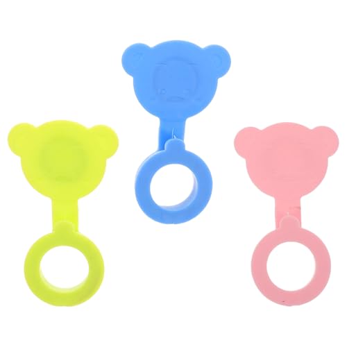 Veemoon Tapón de Silicona para Bañera de Ñiño, Pack 3 Unidades (Rosa, Azul, Verde), Tapón de Drenaje a Prueba de Fugas, Compatible Mayoría de Bañeras Infantiles, Accesorio para