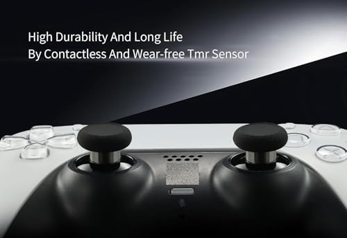 Image of New World GuliKit TMR Magnetic Joystick Replacement Kit for PS5 Dual-Sense /Dual-Sense Edge Controller,Anti-Drift Electromagnetic Stick Repair Module with Thumbstick Caps, Soldering Required-2PC