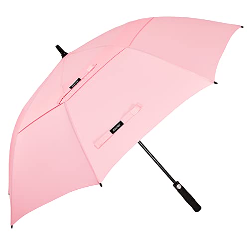 Image of G4Free 47 /54 /62 /68 Inch Automatic Open Golf Umbrella Oversize Extra Large Double Canopy Vented Windproof Waterproof Stick Umbrellas