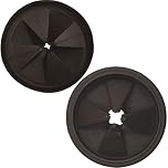 InSinkErator Silicone Garbage Disposal Splash Guard 3.34" Sink Baffle Fit for Insinkerator Disposals Quiet Collar Drain Plugs-Black