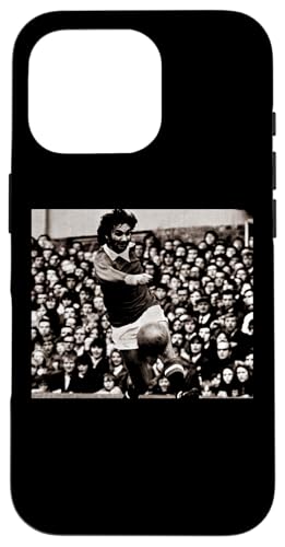 Man Utd George Best On The Ball 1971 �t�b�g�{�[�����[���h�J�b�v �X�}�z�P�[�X iPhone 16 Pro �p