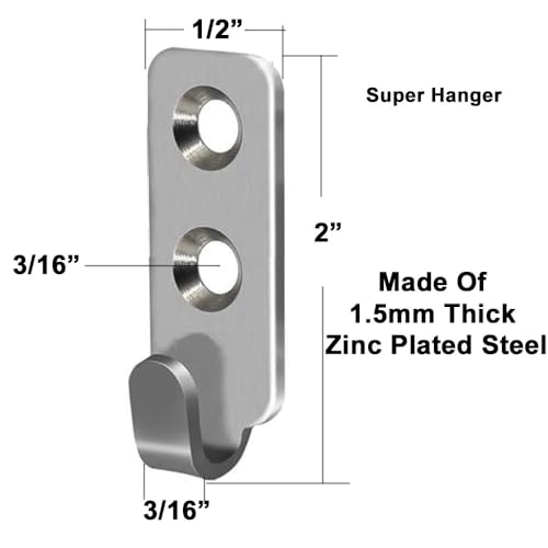 Image of Super Hook Picture Hanger - 4 Pack